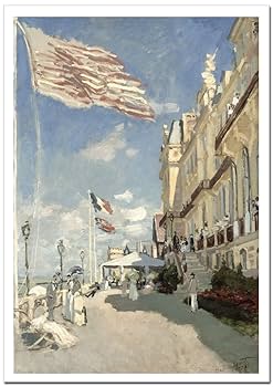 クロード・モネ、トルーヴィルの、希少画集画、新品額装付 Amazon.co.jp: 世界の名画 モネ トルーヴィルのロッシュノワール